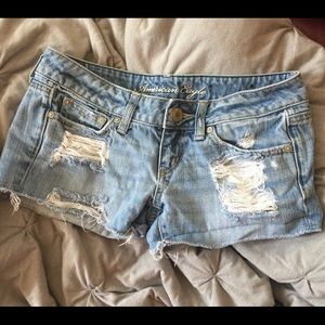 American Eagle Distressed Shorts
